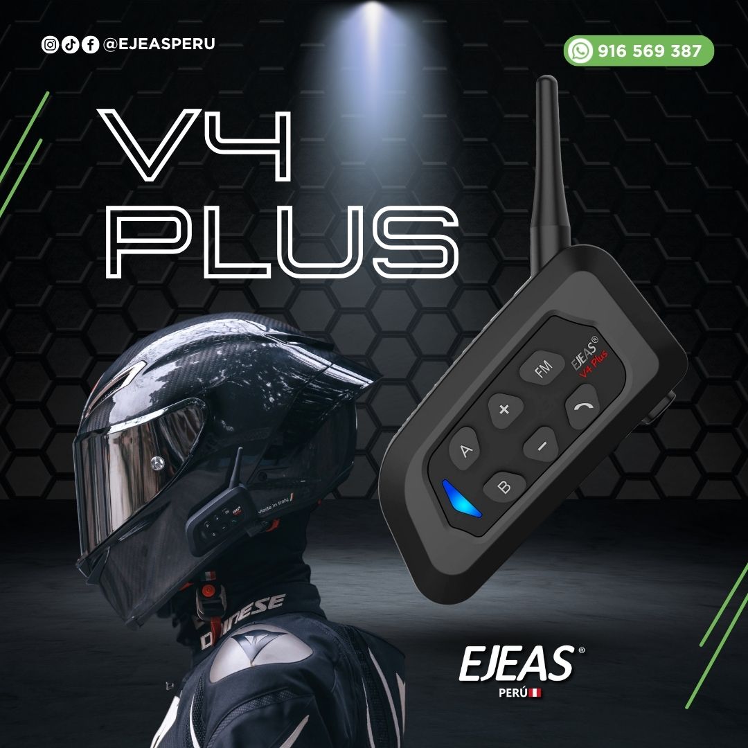 V4PLUS Intercomunicador bluetooth para casco - Imagen 5