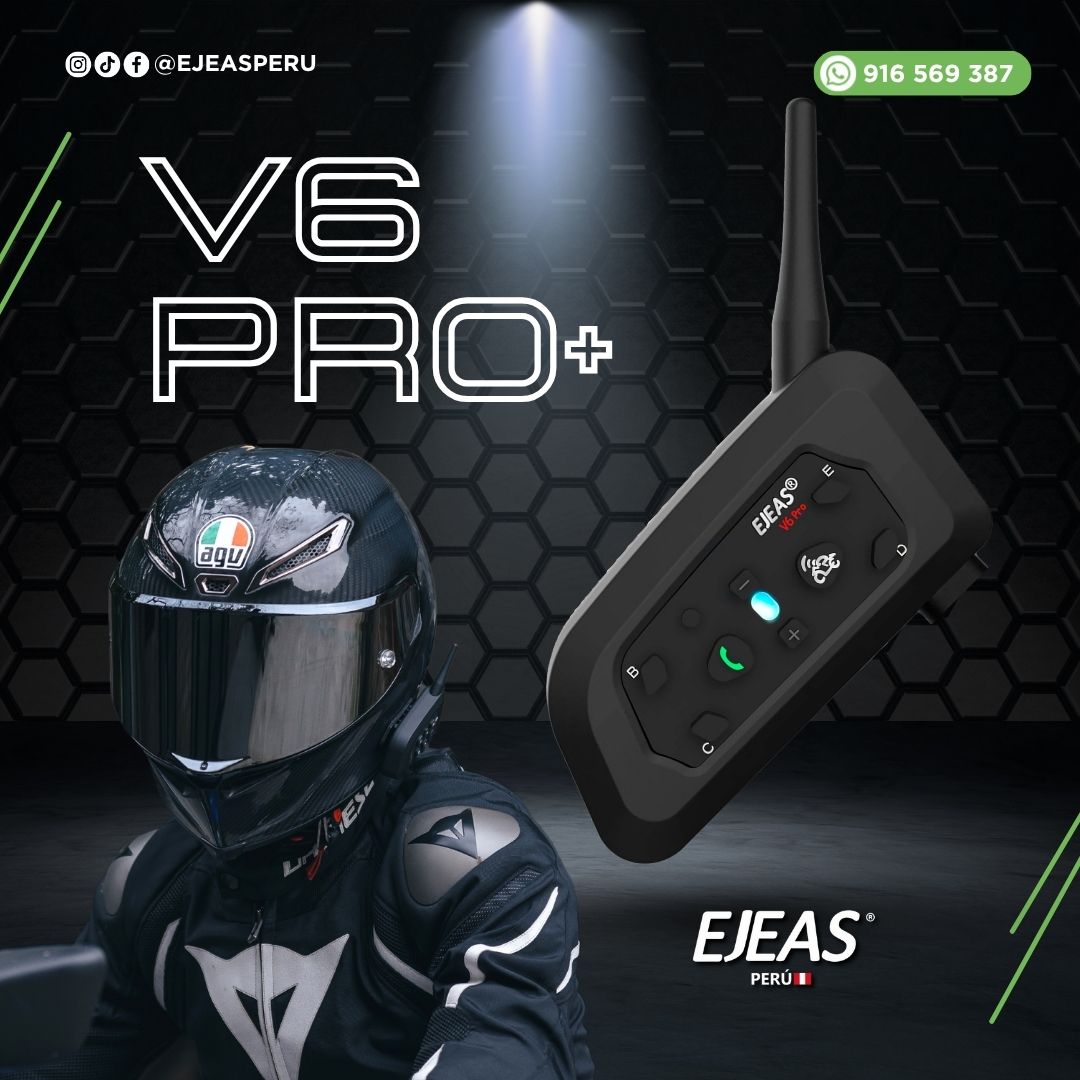 V6PRO+ Intercomunicador bluetooth para casco - Imagen 5